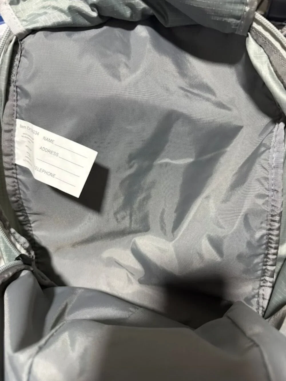 L.L. Bean bean stowaway